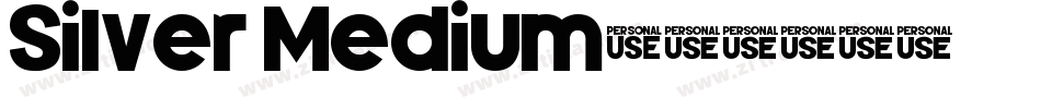 Silver Medium字体转换